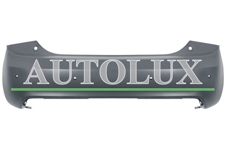 Parachoques audi a1 2010-2014 trasero / con sensor / imprimado.  Referencia OE:8X0807067AGRU