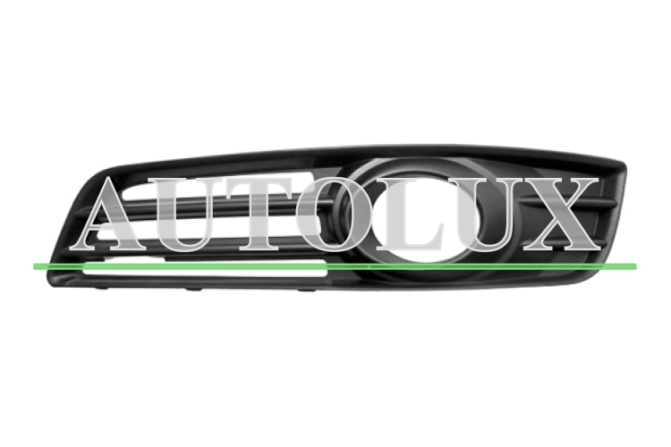 Rejilla audi a3 2008-2012 parachoques delantero / con antiniebla / abierta / izquierda.  Referencia OE:8P0807681H9B9