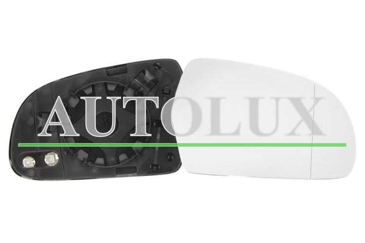 Cristal espejo retrovisor audi a4 2010-2012 con soporte / termico / asferico / derecho.  Referencia OE:8K0857536G