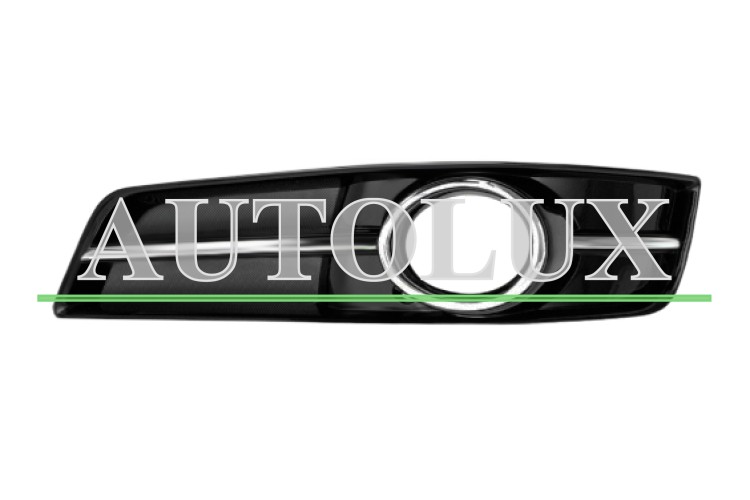 Rejilla audi a3 2008-2012 parachoques delantero / con antiniebla / con moldura cromada / derecha.  Referencia OE:8P0807681JT94