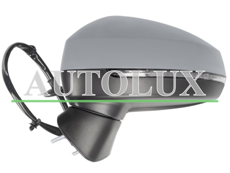 Espejo retrovisor audi a3 2016-2020 3/5 puertas / electrico / termico / piloto intermitente / abatible electricamente / side assist / imprimado / izquierdo.  Referencia OE:8V1857409G9B9