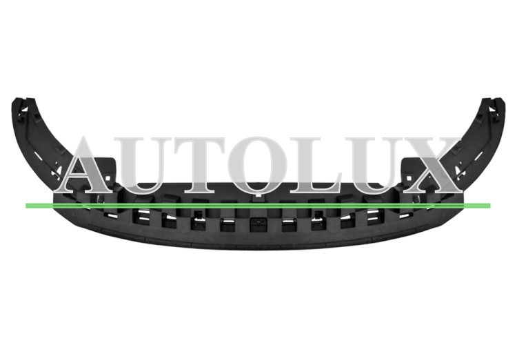 Bandeja parachoques audi a3 2012-2016 delantera / 3/5 puertas / inferior.  Referencia OE:8V3807233