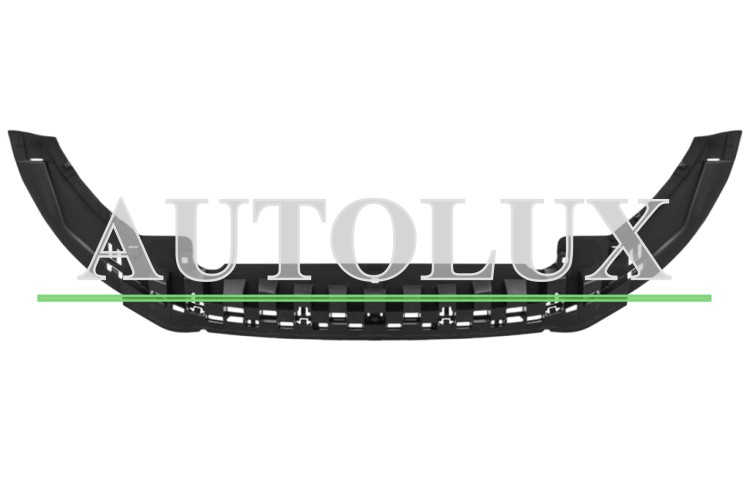 Bandeja parachoques audi a3 2012-2016 delantera / 4 puertas / cabrio / modelo s-line / inferior.  Referencia OE:8V5807233A