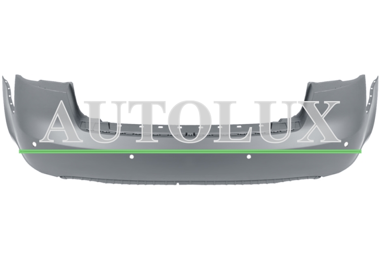 Parachoques audi a4 2005-2007 trasero / sedan / con sensor / imprimado.  Referencia OE:8E5807303AGRU