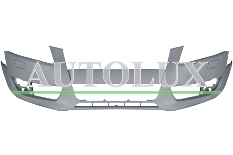 Parachoques audi a5 2007-2011 delantero / con lavafaros / imprimado.  Referencia OE:8T0807105AGRU