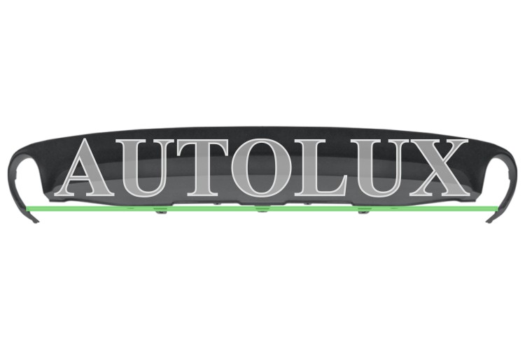 Spoiler audi a6 2011-2014 parachoques trasero.  Referencia OE:4F0807521A9B9