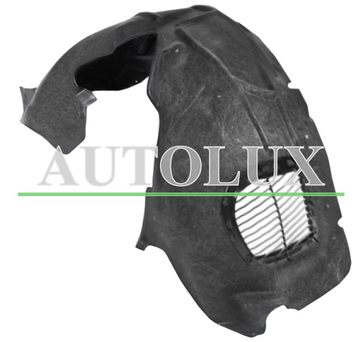 Guardabarros audi q7 2006-2009 delantero / con rejilla / fieltro / izquierdo.  Referencia OE:4L0809961C