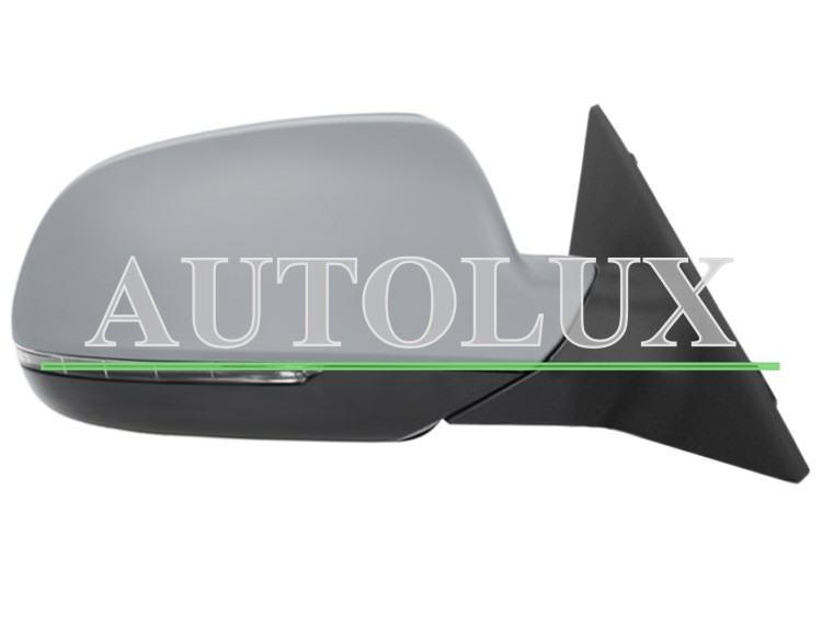 Espejo retrovisor audi a5 2011-2017 sportback / electrico / termico / piloto intermitente / abatible electricamente / imprimado / derecho.  Referencia OE:8T8857410D3FZ