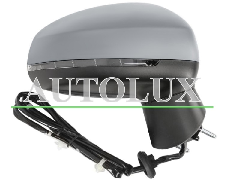 Espejo retrovisor audi a1 2014-2018 electrico / termico / abatible electricamente / memoria / imprimado / derecho.  Referencia OE:8X1857410T9B9