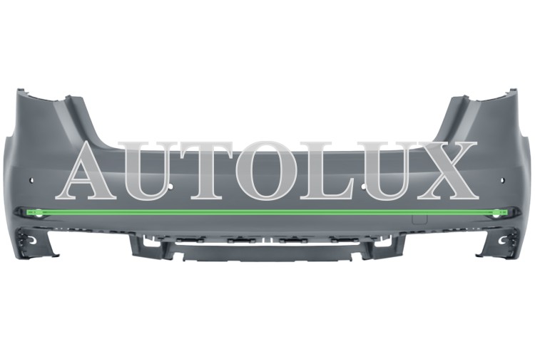 Parachoques audi a3 2016-2020 trasero / 5 puertas / modelo s-line / con 4 sensor / imprimado.  Referencia OE:8V4807067PGRU