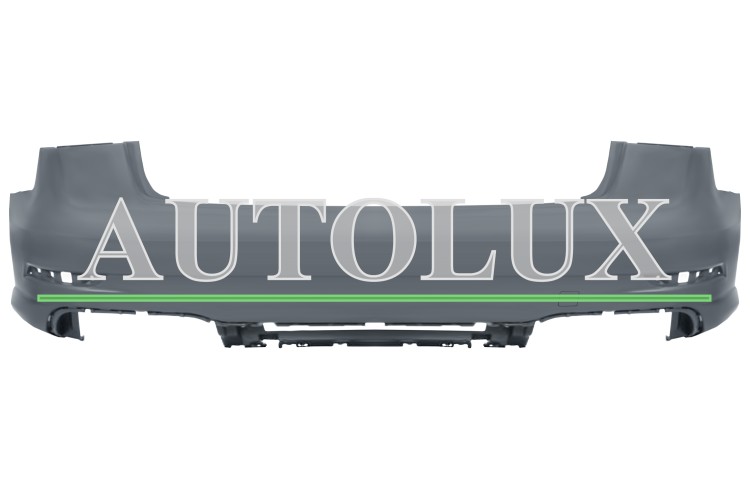 Parachoques audi a3 2016-2020 trasero / 4 puertas / cabrio / modelo s-line / imprimado.  Referencia OE:8V5807067JGRU