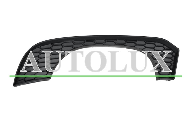 Rejilla spoiler audi a3 2016-2020 4 puertas / cabrio / parachoques trasero / modelo s-line / izquierda.  Referencia OE:8V5807834D