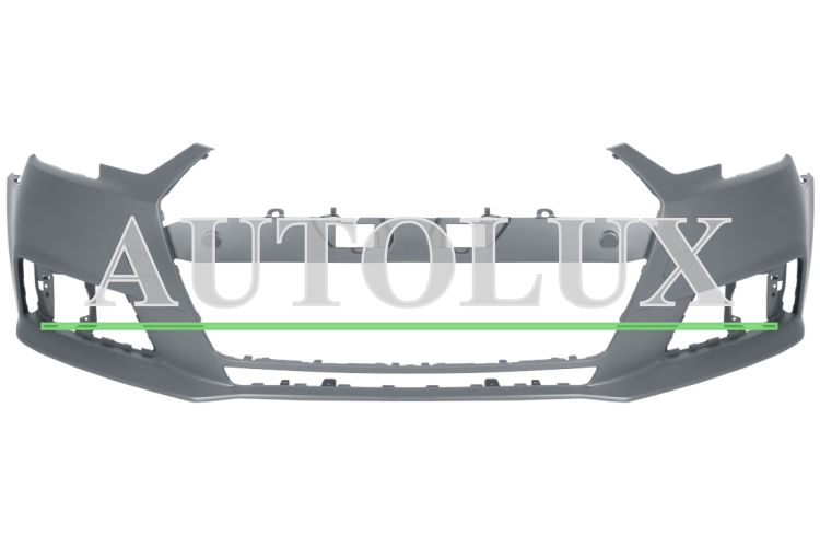 Parachoques audi a4 2015-2019 delantero / imprimado.  Referencia OE:8W0807065GRU