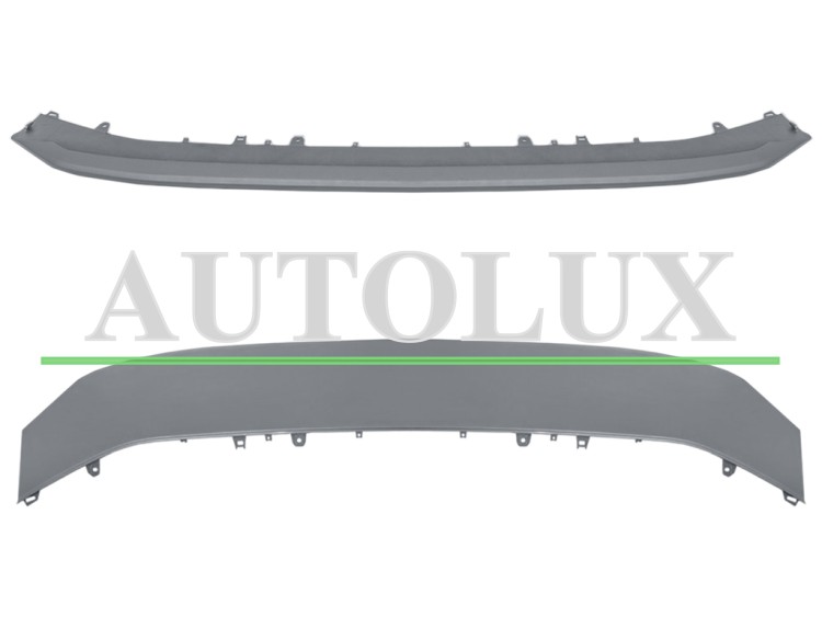 Spoiler audi a4 2018-2019 parachoques delantero / modelo s-line.  Referencia OE:8W0807717RP5