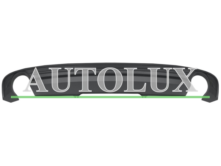 Spoiler audi a4 2015-2019 sedan / parachoques trasero / modelo s-line.  Referencia OE:8W0807521CRP5