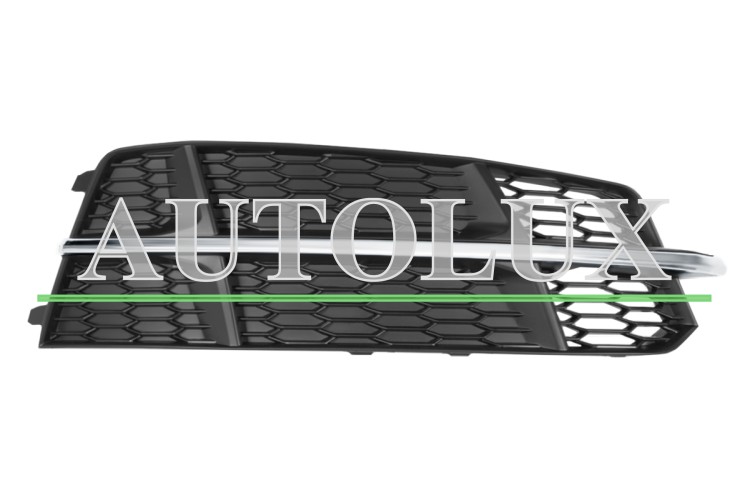 Rejilla audi a6 2016-2019 parachoques delantero / modelo s-line / con moldura cromada / derecha.  Referencia OE:4G0807648DBMT