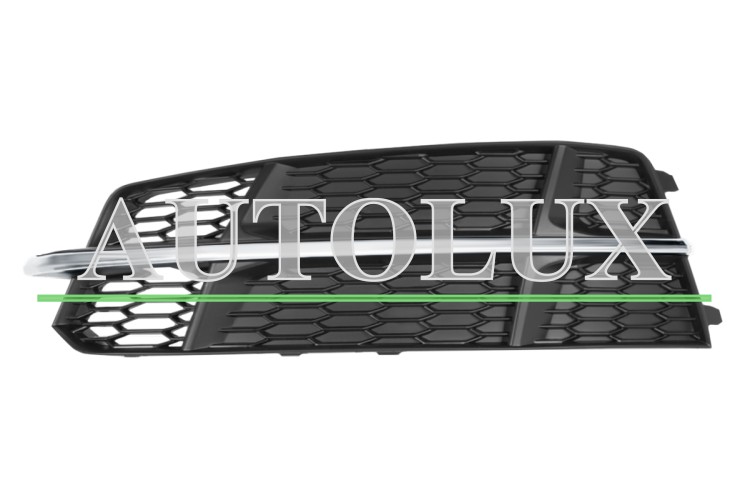 Rejilla audi a6 2016-2019 parachoques delantero / modelo s-line / con moldura cromada / izquierda.  Referencia OE:4G0807647DBMT