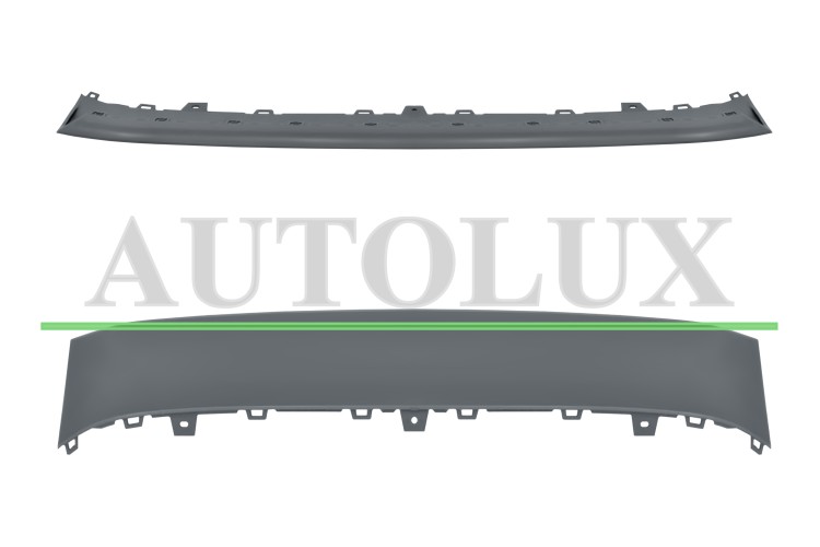 Spoiler audi a6 2016-2019 parachoques delantero / modelo s-line / imprimada.  Referencia OE:4G0807717BGRU