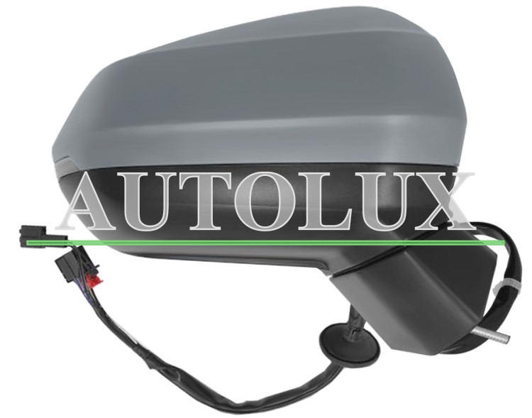 Espejo retrovisor audi q2 2016-2020 electrico / termico / piloto intermitente / memoria / abatible electricamente / imprimado / derecho.  Referencia OE:81B857410C9B9