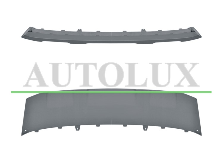 Moldura parachoques audi q3 2015-2018 delantera / modelo s-line / inferior / imprimado.  Referencia OE:8U0807733CGRU
