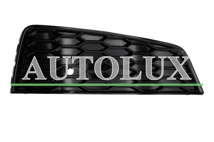 Rejilla audi q3 2015-2018 parachoques delantero / modelo s-line / negra brillante / superior / derecha.  Referencia OE:8U0807682TT94