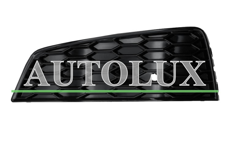 Rejilla audi q3 2015-2018 parachoques delantero / modelo s-line / negra brillante / superior / izquierda.  Referencia OE:8U0807681TT94