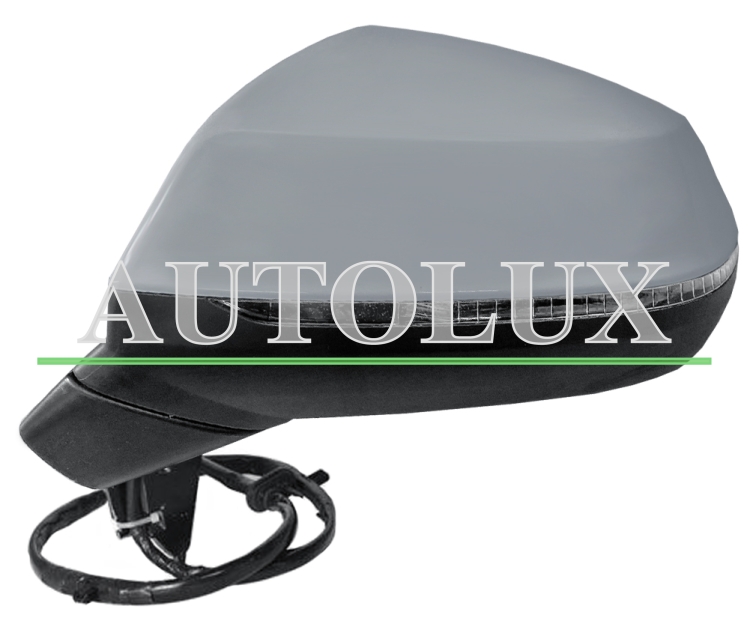 Espejo retrovisor audi q5 2017-2020 electrico / termico / piloto intermitente / imprimado / izquierdo.  Referencia OE:80A949101