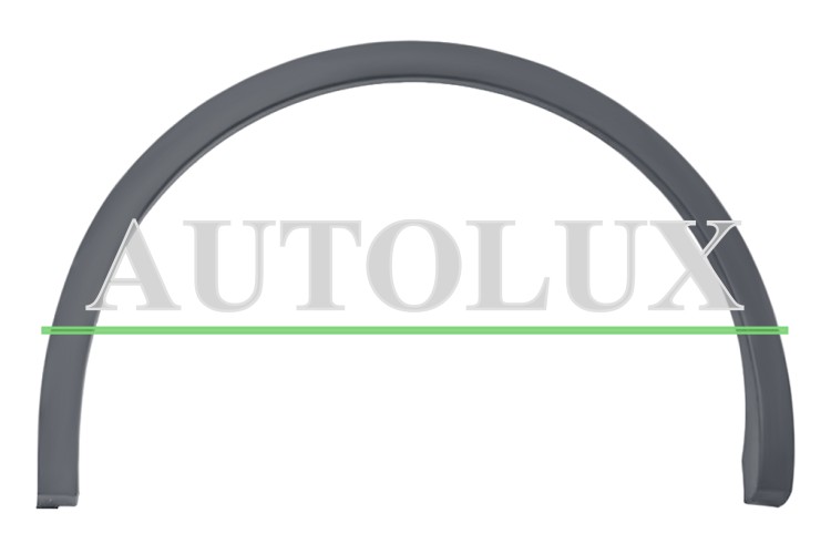 Moldura aleta audi q5 2020-2024 trasera / imprimada / izquierda.  Referencia OE:80A853817AGRU