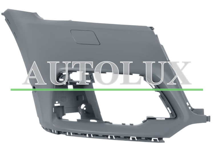 Puntera audi q5 2017-2020 delantera / modelo s-line / con lavafaros / con sensor / imprimada / derecha.  Referencia OE:80A807108FGRU