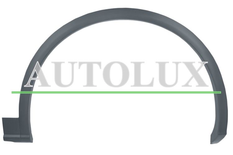 Moldura aleta audi q5 2017-2020 delantera / modelo s-line / imprimada / derecha.  Referencia OE:80A853718FGRU