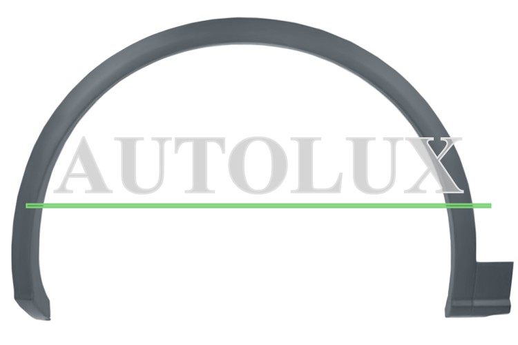 Moldura aleta audi q5 2017-2020 delantera / modelo s-line / imprimada / izquierda.  Referencia OE:80A853717FGRU
