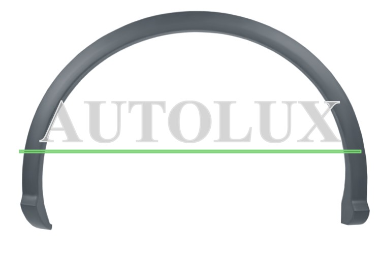 Moldura aleta audi q5 2017-2020 trasera / modelo s-line / imprimada / derecha.  Referencia OE:80A853818BGRU