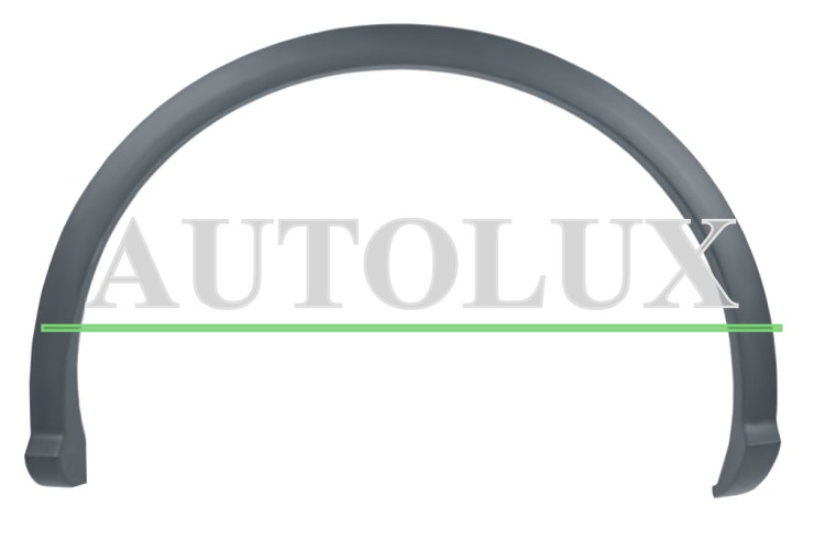 Moldura aleta audi q5 2017-2020 trasera / modelo s-line / imprimada / izquierda.  Referencia OE:80A853817BGRU
