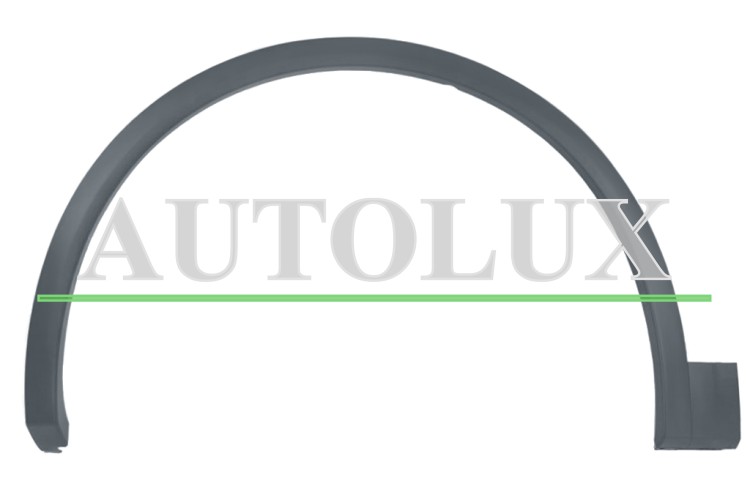 Moldura aleta audi q5 2020-2024 delantera / imprimada / izquierda.  Referencia OE:80A853717JGRU