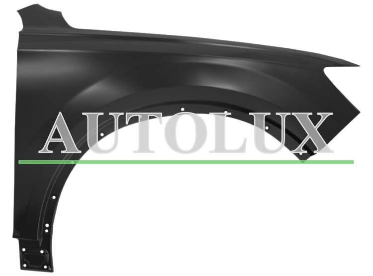 Aleta audi q7 2019-2024 delantera / aluminio / derecha.  Referencia OE:4M0821106D
