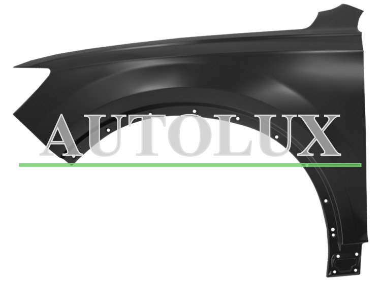 Aleta audi q7 2019-2024 delantera / aluminio / izquierda.  Referencia OE:4M0821105D