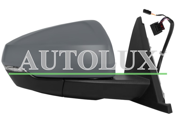 Espejo retrovisor audi a1 2018-> electrico / termico / abatible electricamente / side assist / memoria / imprimado / derecho.  Referencia OE:82B857410G9B9