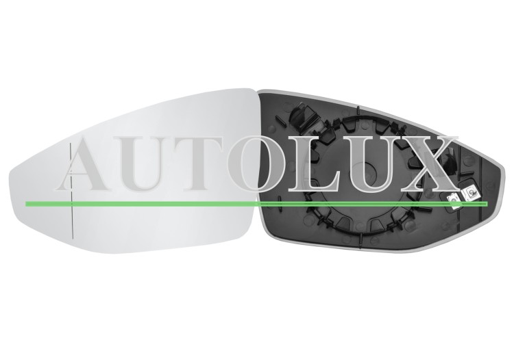 Cristal espejo retrovisor audi a7 2017-2023 con soporte / termico / asferico / izquierdo.  Referencia OE:4N0857535B