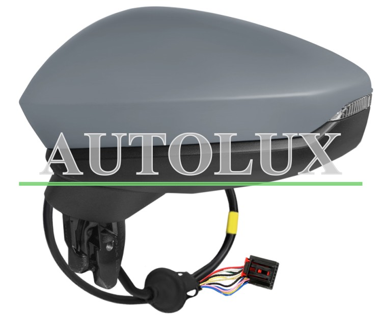 Espejo retrovisor audi a3 2020-2024 electrico / termico / piloto intermitente / abatible electricamente / imprimado / izquierdo.  Referencia OE:8Y1857409A9B9