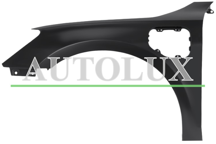 Aleta audi a3 2020-2024 delantera / con agujero plug-in / izquierda.  Referencia OE:8Y4821105