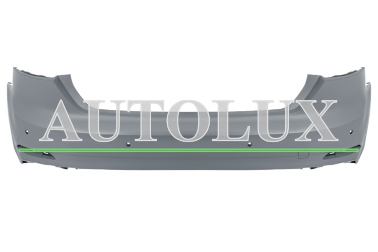 Parachoques audi a5 2017-2019 trasero / modelo s-line / con sensor / imprimado.  Referencia OE:8W6807067AAGRU