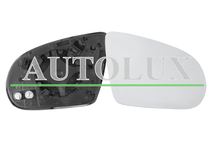 Cristal espejo retrovisor audi a8 2010-2013 con soporte / termico / convexo / derecho.  Referencia OE:4H0857536A