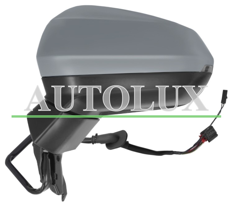Espejo retrovisor audi q3 2018-2025 electrico / termico / piloto intermitente / side assist / imprimado / izquierdo.  Referencia OE:83B857409E9B9
