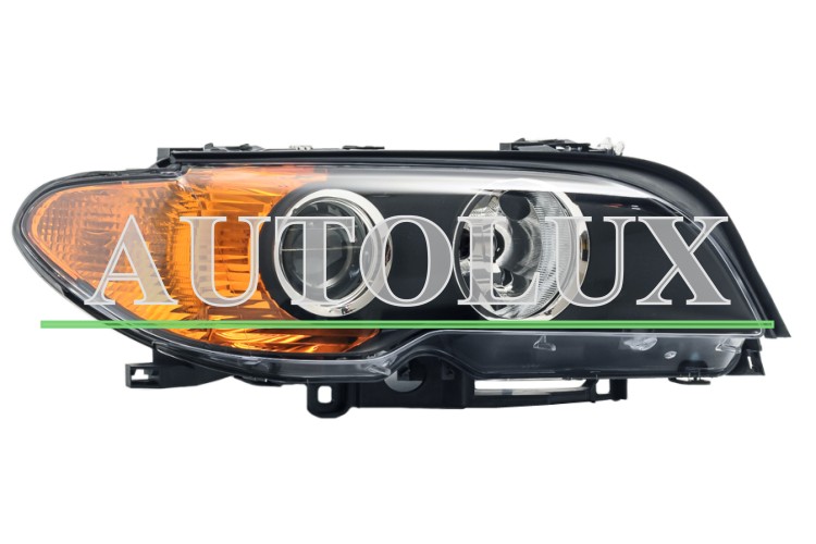 Faro delantero bmw serie 3 e46 2003-2005 coupe / piloto ambar / base negra / derecho.  Referencia OE:63126920576