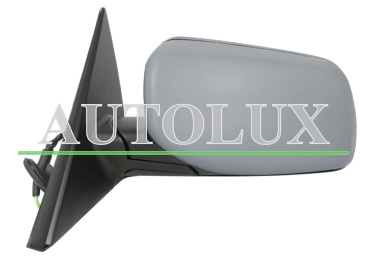 Espejo retrovisor bmw serie 5 e60-e61 2003-2007 electrico / termico / abatible electricamente / memoria / luz cortesia / imprimado / izquierdo.  Referencia OE:51167128635