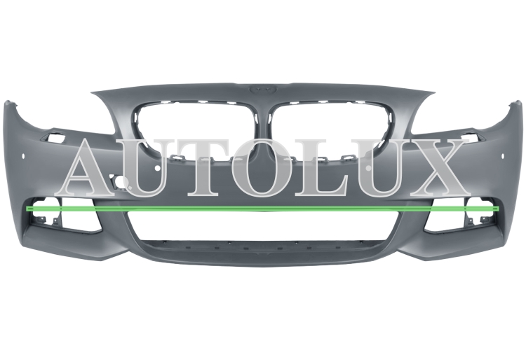 Parachoques bmw serie 5 f10-f11 2010-2013 delantero / modelo m-tech / con lavafaros / con sensor / imprimado.  Referencia OE:51118048668