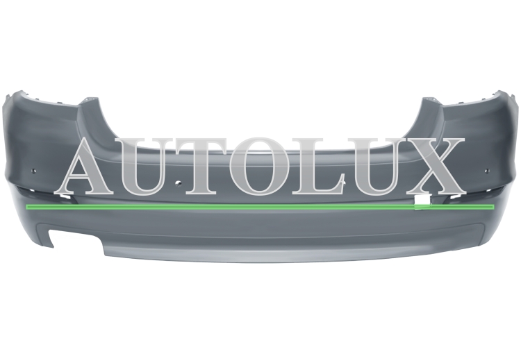 Parachoques bmw serie 5 f10 2010-2013 trasero / sedan / con sensor / imprimado.  Referencia OE:51127238522