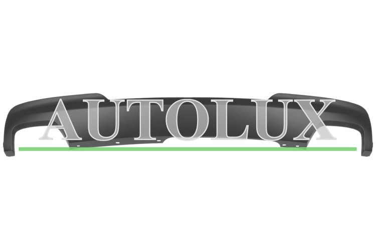 Spoiler bmw serie 5 f10-f11 2010-2013 parachoques trasero / sedan / modelo m-tech / 2 agujeros / modelo 550.  Referencia OE:51127906248