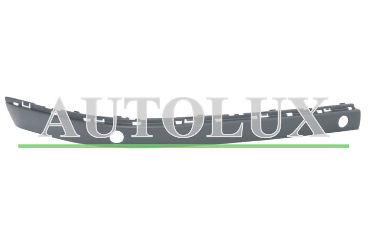 Moldura bmw serie 7 e65-e66 2005-2009 parachoques delantero / con perfil / con sensor / derecha.  Referencia OE:51117142246