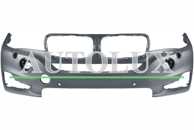 Parachoques bmw x5 f15 2013-2018 delantero / con sensor / con lavafaros / imprimado.  Referencia OE:51117378602